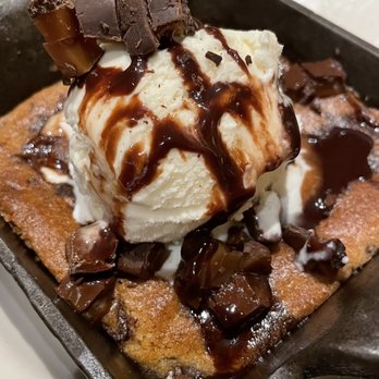 Bazille at Nordstrom - Warm Skillet Chocolate Chip Cookie and Vanilla Ice Cream (secret menu item) - New American Near Me - Newport Beach, California Bazille at Nordstrom - Warm Skillet Chocolate Chip Cookie and Vanilla Ice Cream (secret menu item) - New American Near Me - Newport Beach, California