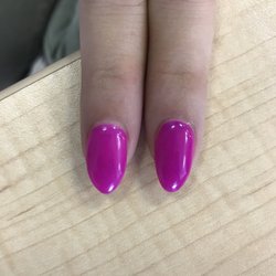 Harmony Spa & Nails - One is wider than the other despite me asking several times for them to be the width.