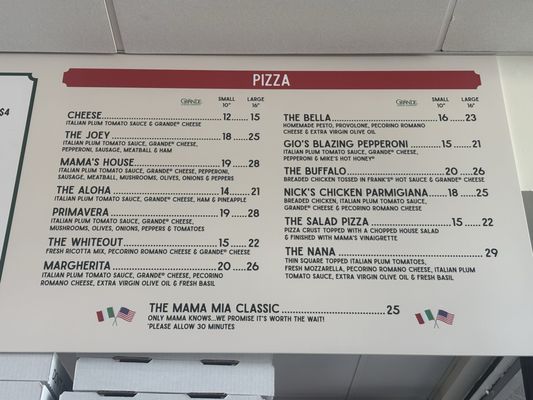 Menu photo 2 Mama Mia Davie, FL