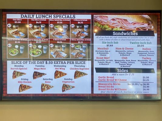 Menu photo 1 Barro's Pizza Surprise, AZ