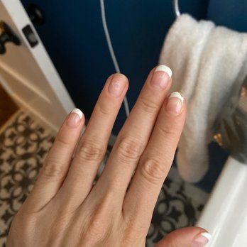 Castle Nail Bar - Two days after my $120 mani pedi. The shellac mani came peeled off my nail like a sticker. - Nail Salons Near Me - Bellevue, Washington Castle Nail Bar - Two days after my $120 mani pedi. The shellac mani came peeled off my nail like a sticker. - Nail Salons Near Me - Bellevue, Washington