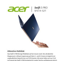 PC & EDV-Telekommunikation - Das leichteste Notebook der Welt!