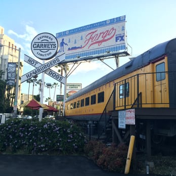Carney's Restaurant - Their cool train look - Burgers Near Me - Los Angeles, California