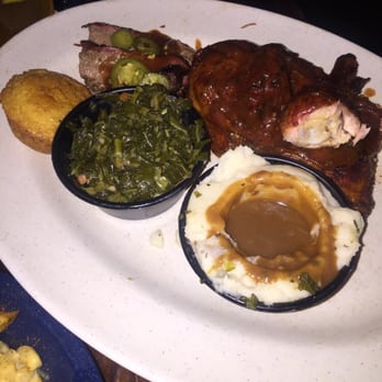 Dinosaur Bar-B-Que - BBQ chicken and Brisket sides of Greens and Mashed Potatoes - Barbeque Near Me - Brooklyn, New York Dinosaur Bar-B-Que - BBQ chicken and Brisket sides of Greens and Mashed Potatoes - Barbeque Near Me - Brooklyn, New York