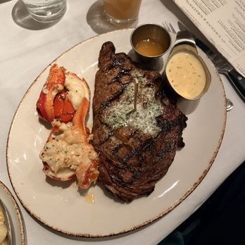 Old Ebbitt Grill - Ribeye with lobster - Bars Near Me - Washington, DC, District of Columbia Old Ebbitt Grill - Ribeye with lobster - Bars Near Me - Washington, DC, District of Columbia