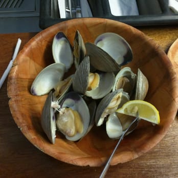 Fish Shack - Top neck clams steamed simply and perfectly. - Seafood Near Me - Lighthouse Point, Florida Fish Shack - Top neck clams steamed simply and perfectly. - Seafood Near Me - Lighthouse Point, Florida