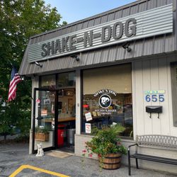 Shake N Dog - Restaurant front.