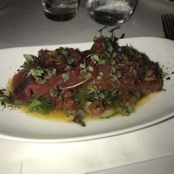 Spago - "Island Style" Ahi Tuna Ceviche* - Asian Fusion Near Me - Maui, Hawaii Spago - "Island Style" Ahi Tuna Ceviche* - Asian Fusion Near Me - Maui, Hawaii