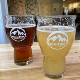 Amber ale and Hefeweizen