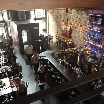 Brick & Bourbon - Inside from balcony - New American Near Me - Stillwater, Minnesota