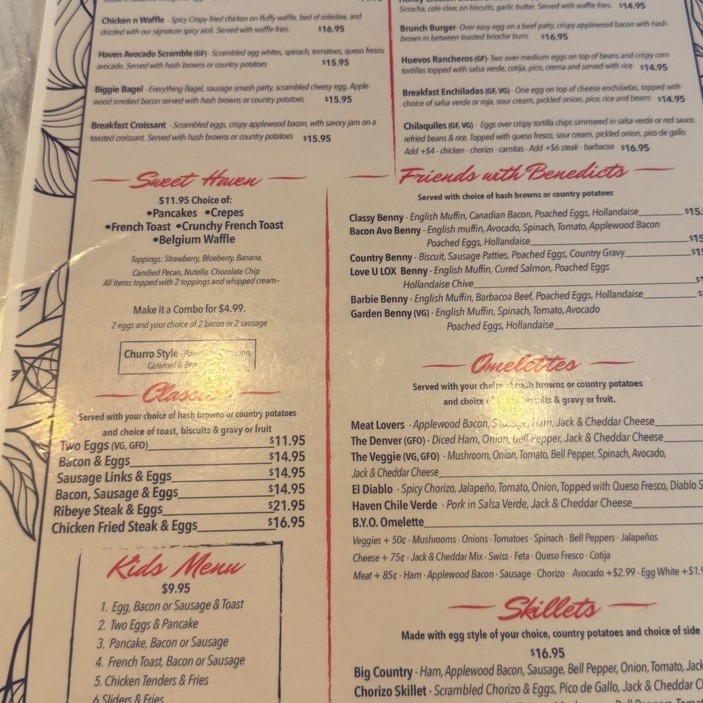 Haven Haus Cafe - Menu - Breakfast & Brunch Near Me - Temecula, California Haven Haus Cafe - Menu - Breakfast & Brunch Near Me - Temecula, California