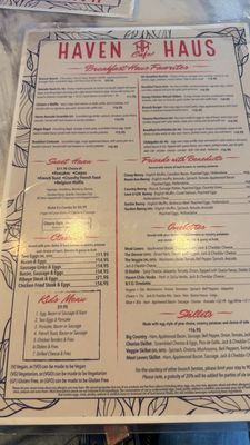 Menu photo 3 Haven Haus Cafe Temecula, CA