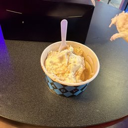 Viva Pastelito and Espumita Ice cream with a Box of cookies behind!