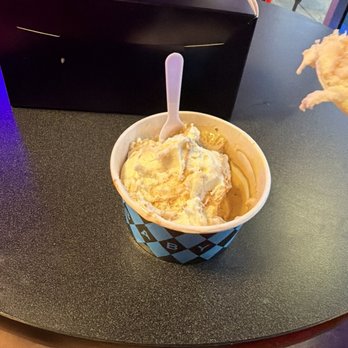 Cry Baby Creamery - Viva Pastelito and Espumita Ice cream with a Box of cookies behind! - Ice Cream & Frozen Yogurt Near Me - Miami, Florida
