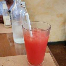 Good Earth Organic Eatery - Watermelon ginger drink