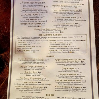 Basin 141 - Menu - Gastropubs Near Me - Monrovia, California