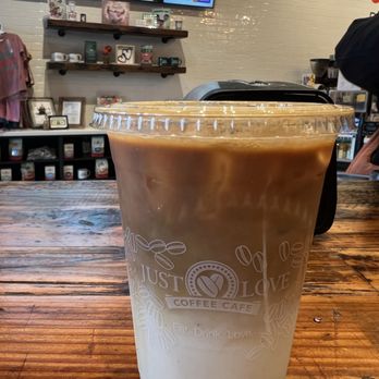 Just Love Coffee Cafe - Maple pecan macchiato from their seasonal menu - Breakfast & Brunch Near Me - Bowling Green, Kentucky Just Love Coffee Cafe - Maple pecan macchiato from their seasonal menu - Breakfast & Brunch Near Me - Bowling Green, Kentucky