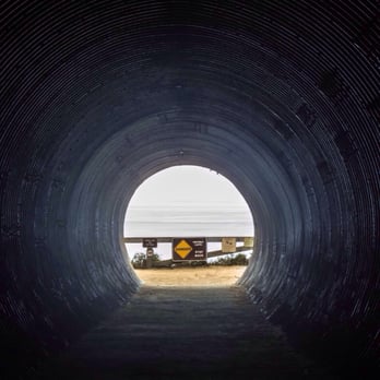 McWay Falls - Tunnel to enter McWay Falls.. - Beaches Near Me - Big Sur, California