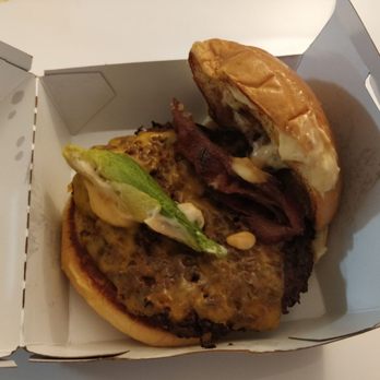 Shake Shack Upper East Side - Avocado bacon cheeseburger. Not particularly presentable, but tasty. - Burgers Near Me - New York, New York Shake Shack Upper East Side - Avocado bacon cheeseburger. Not particularly presentable, but tasty. - Burgers Near Me - New York, New York