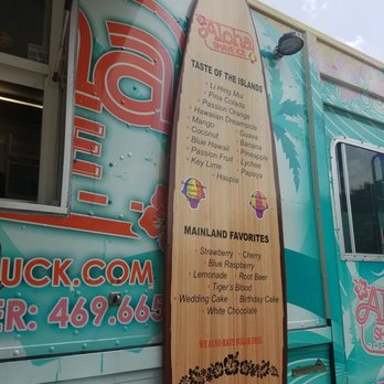 Aloha Shave Ice Truck - Shave ice! Not shaved! - Food Trucks Near Me Aloha Shave Ice Truck - Shave ice! Not shaved! - Food Trucks Near Me