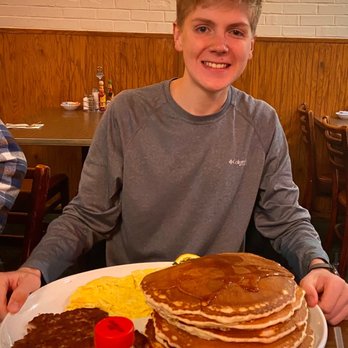 Depot Grill And Catering - Trainwreck Challenge. (6, 12 inch Pancakes ) - American Near Me - Twin Falls, Idaho Depot Grill And Catering - Trainwreck Challenge. (6, 12 inch Pancakes ) - American Near Me - Twin Falls, Idaho