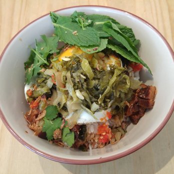 Cafe Rumah - Mama Yang's Pork Belly Bowl ($18) - Cafes Near Me - Surry Hills, NSW