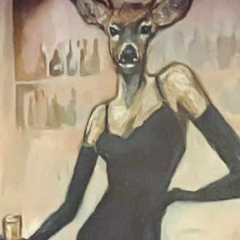 Tiffany’s Bistro - So interesting "Paris meets Big Bear" art on the walls! - Wine Bars Near Me - Big Bear Lake, California Tiffany’s Bistro - So interesting "Paris meets Big Bear" art on the walls! - Wine Bars Near Me - Big Bear Lake, California