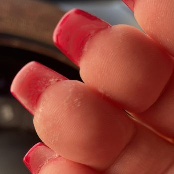 Rose Nailspot - Bad polish and gunky underside of nails - Nail Salons Near Me - Katy, Texas Rose Nailspot - Bad polish and gunky underside of nails - Nail Salons Near Me - Katy, Texas