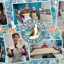 Beach Beagle Print & Ship