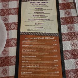 Clear Springs Restaurant - Drink/ specials menu