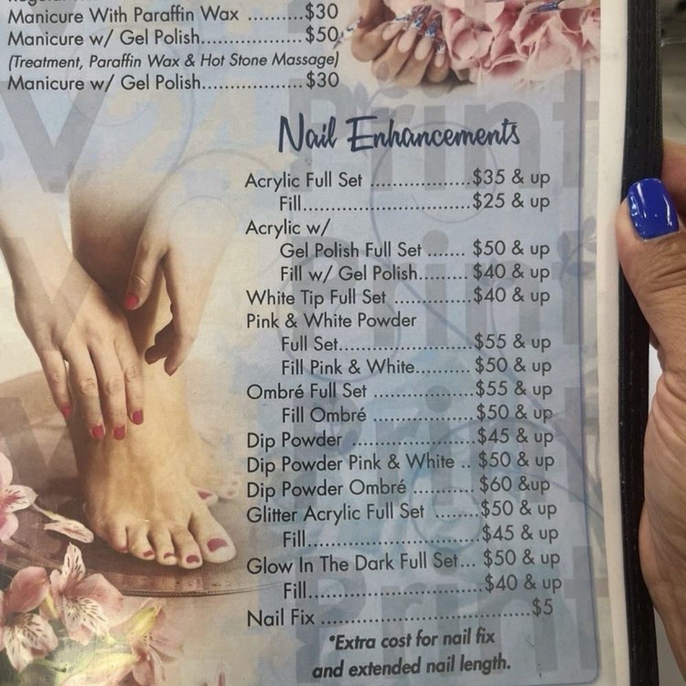 D & B Nail Spa - Services menu 9/2025 - Nail Salons Near Me - Elk Grove, California D & B Nail Spa - Services menu 9/2025 - Nail Salons Near Me - Elk Grove, California