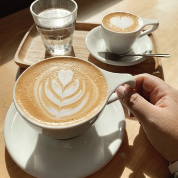 Olympia Coffee - Latte with Macchiato - Coffee & Tea Near Me - Seattle, Washington