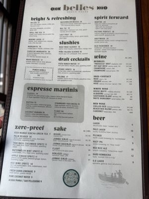 Menu photo 2 Belles Beach House Venice, CA Menu photo 2 Belles Beach House Venice, CA