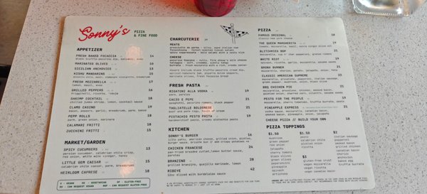 Menu photo 4 Sonny’s Pizza San Diego, CA Menu photo 4 Sonny’s Pizza San Diego, CA
