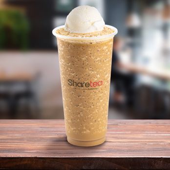 Sharetea - a smoothie with a scoop of ice cream - Bubble Tea Near Me - Vancouver, British Columbia