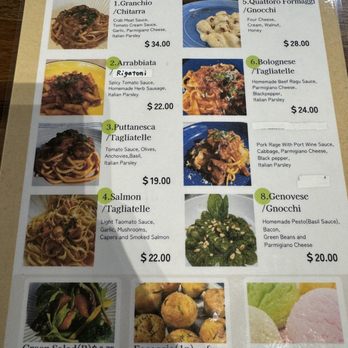 Cucina Moon - Menu - Pasta Shops Near Me - Honolulu, Hawaii