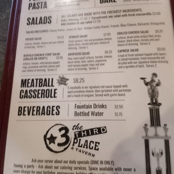 The Third Place - Menu - Sports Bars Near Me - Cleveland, Ohio The Third Place - Menu - Sports Bars Near Me - Cleveland, Ohio