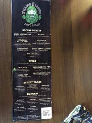 Menu photo 4 The Filling Station Post Falls Post Falls, ID