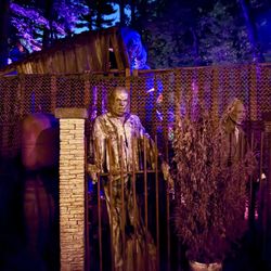 Trail of Terror - Scary props but you never know if it's a prop or a real person.