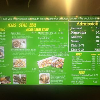 Tropics Mini Golf - Menu - Mini Golf Near Me - Aiea, Hawaii