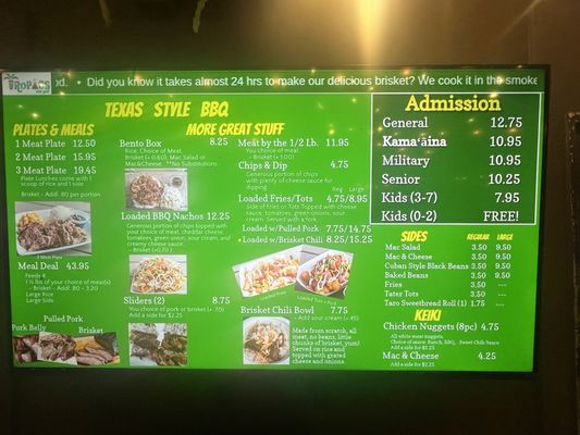 Menu photo 1 Tropics Mini Golf Aiea, HI