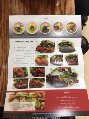 Menu photo 7 Three Bowls Ramen Woodside, NY Menu photo 7 Three Bowls Ramen Woodside, NY