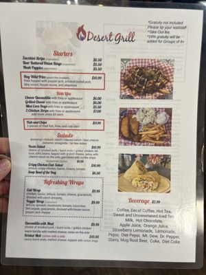 Menu photo 3 Desert Grill Panguitch, UT