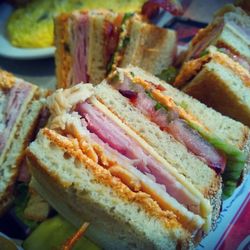 Nanna's Kitchen - Club Sandwich with Spicy Feta spread