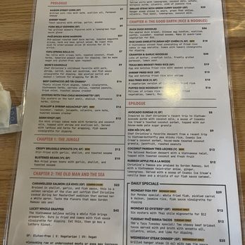 The Blind Goat - Menu - Vietnamese Near Me - Houston, Texas