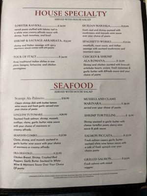 Menu photo 8 Joe’s Italian Restaurant Hobbs, NM Menu photo 8 Joe’s Italian Restaurant Hobbs, NM