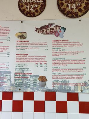 Menu photo 1 Cholie's Pizza Chicago, IL