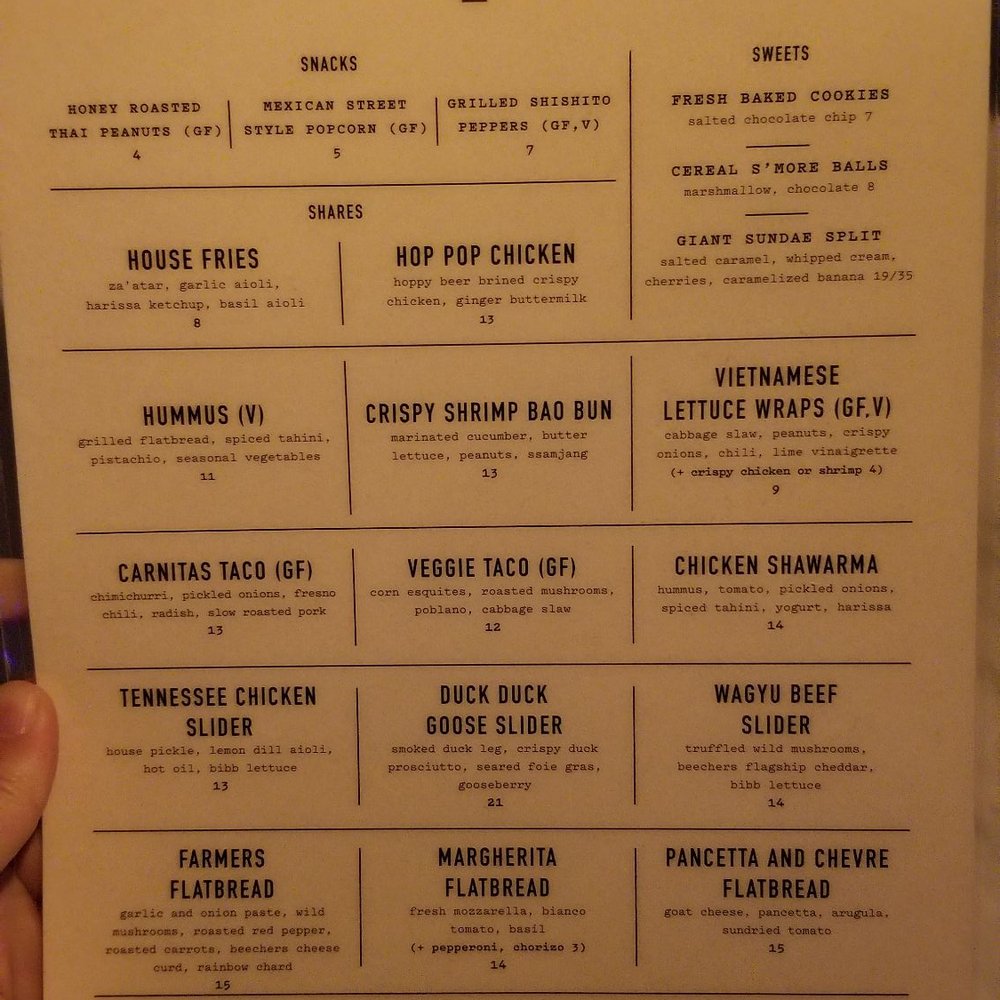 SPIN Seattle - Menu - American Near Me - Seattle, Washington