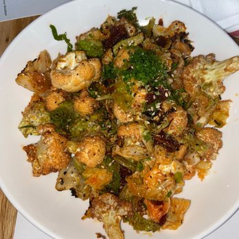 The Bower - Cauliflower appetizer - New American Near Me - New Orleans, Louisiana The Bower - Cauliflower appetizer - New American Near Me - New Orleans, Louisiana