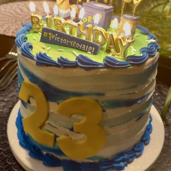 Lori's Piece of Cake - Yellow cake with buttercream frosting and Fortnite them. Tasted excellent and very moist. Thanks Lori. - Bakeries Near Me Lori's Piece of Cake - Yellow cake with buttercream frosting and Fortnite them. Tasted excellent and very moist. Thanks Lori. - Bakeries Near Me